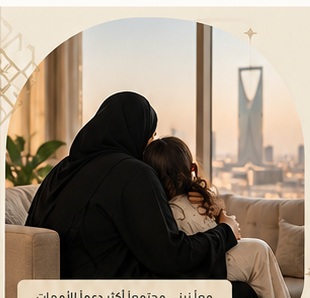 أم وطفلتها في لحظة عائلية دافئة