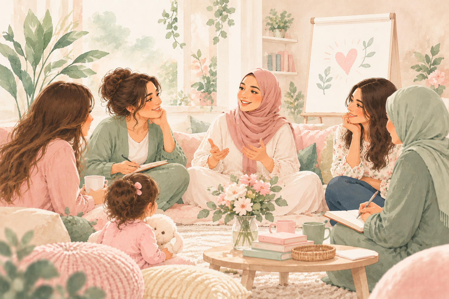 مجموعات دعم الأمهات